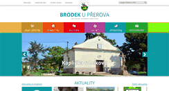 Desktop Screenshot of brodekuprerova.cz